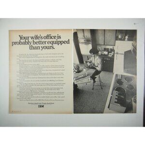 IBM Office Products Machines Advertisement 1960s Vintage Print Ad 2 Pages READ